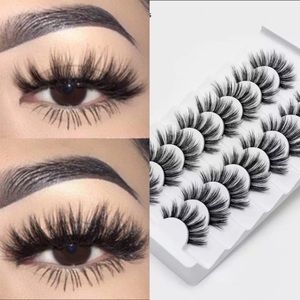 16 Models - 8 Pairs 3D Lashes Natural